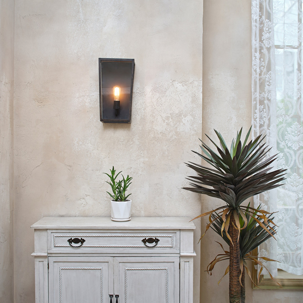 Bellevue GEWS52102 Skyward 16 quotTall Outdoor Wall Sconce   Outdoor Wall Lights And Sconces   by Buildcom  Houzz