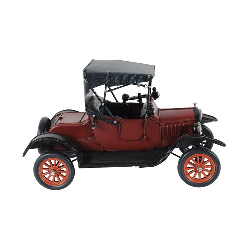 c1924 Red Ford Model T Car Sculpture   7\