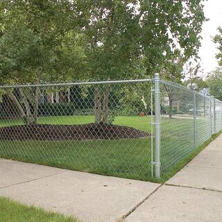 Everbilt Chain Link Fence 6 ft. Long Galvanized Steel Fence Tension Bar 328510DPTEB