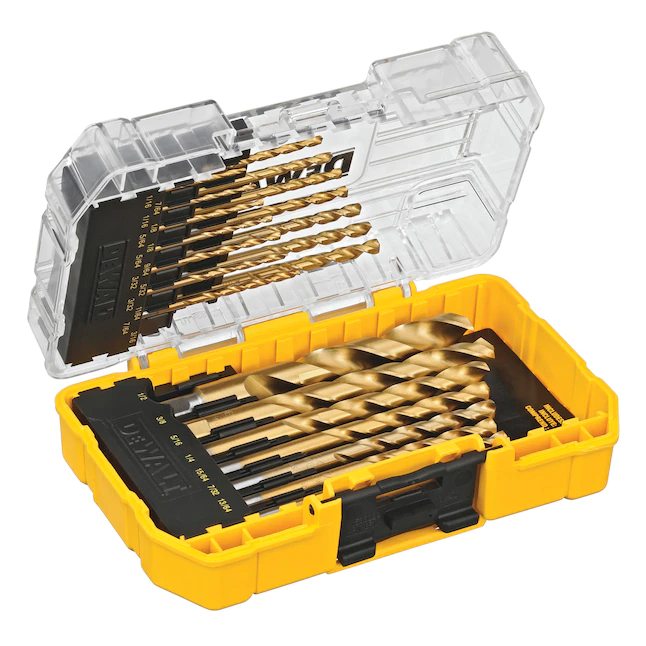 DEWALT Titanium Nitride Drill Bit Set， 21-Piece (DW1342)