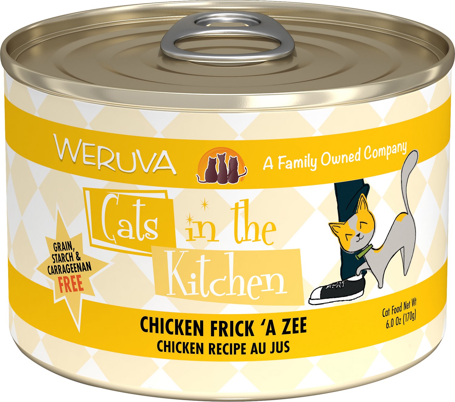 Weruva Cats In The Kitchen Chicken Frick 'a Zee Chicken Recipe Au Jus