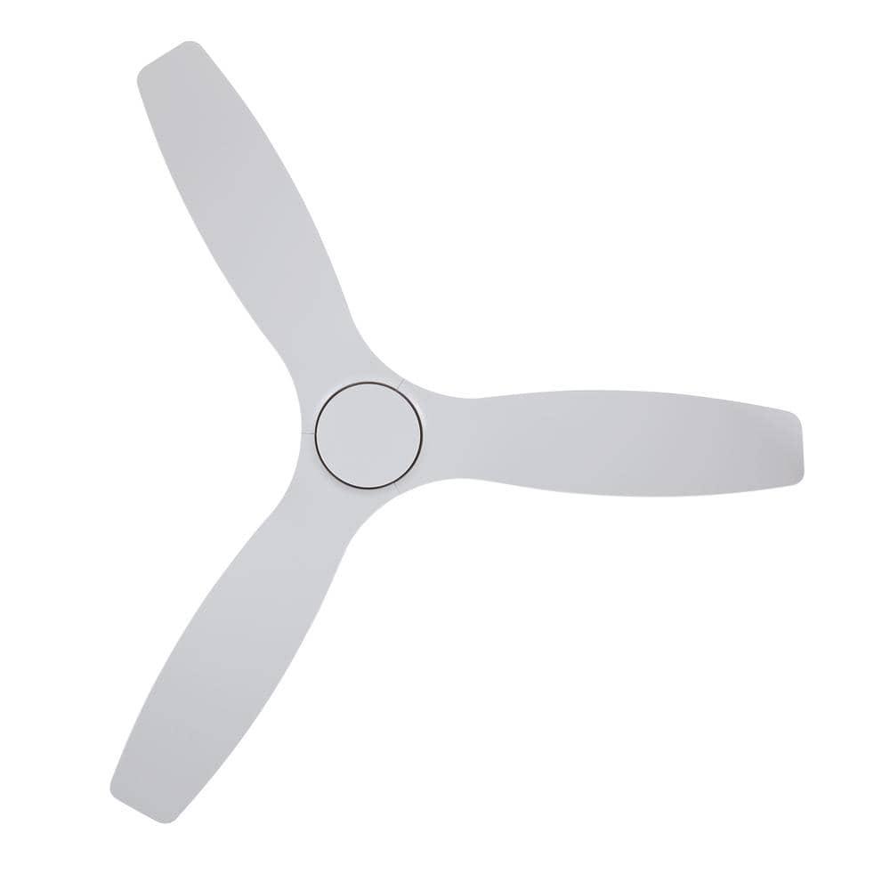 Lucci Air Moto 52 in Indoor White and Matte White Ceiling Fan with Remote Control