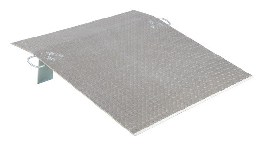 Vestil E 3648 aluminum econo dockplate 3/8 1.9k 36...