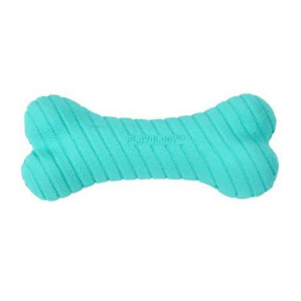 Playology Dual Layer Bone Dog Toy Peanut Butter