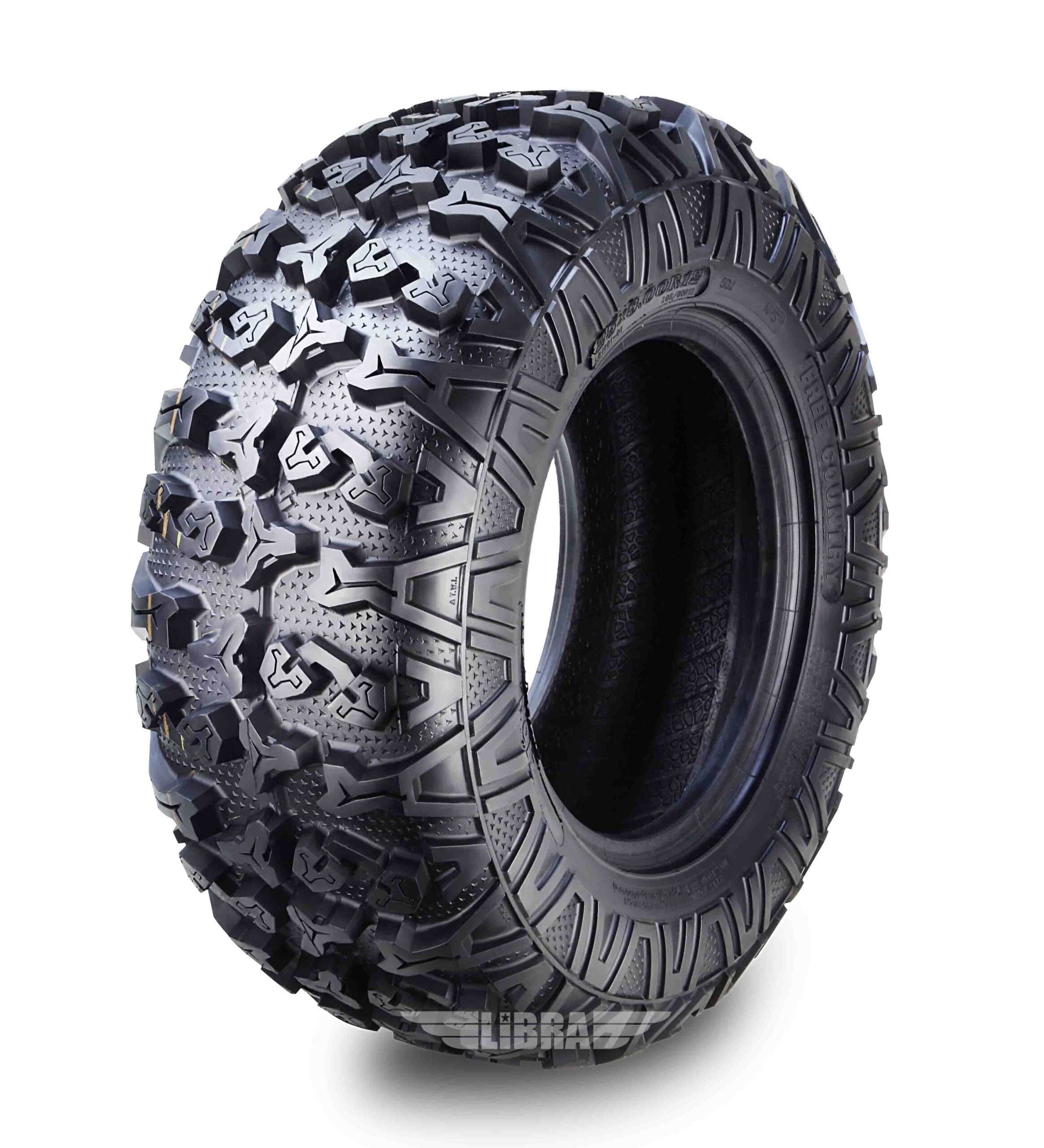 Free Country ATV/UTV Tires 25x8-12 25x8x12 / 8PR Deep Tread， Set 2