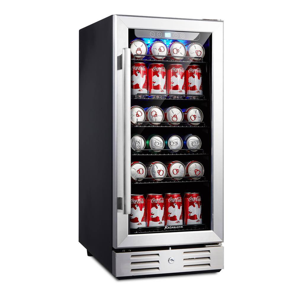 Kalamera 15 Beverage cooler 96 Can Built-In Single Zone Touch Control KRC-90BV