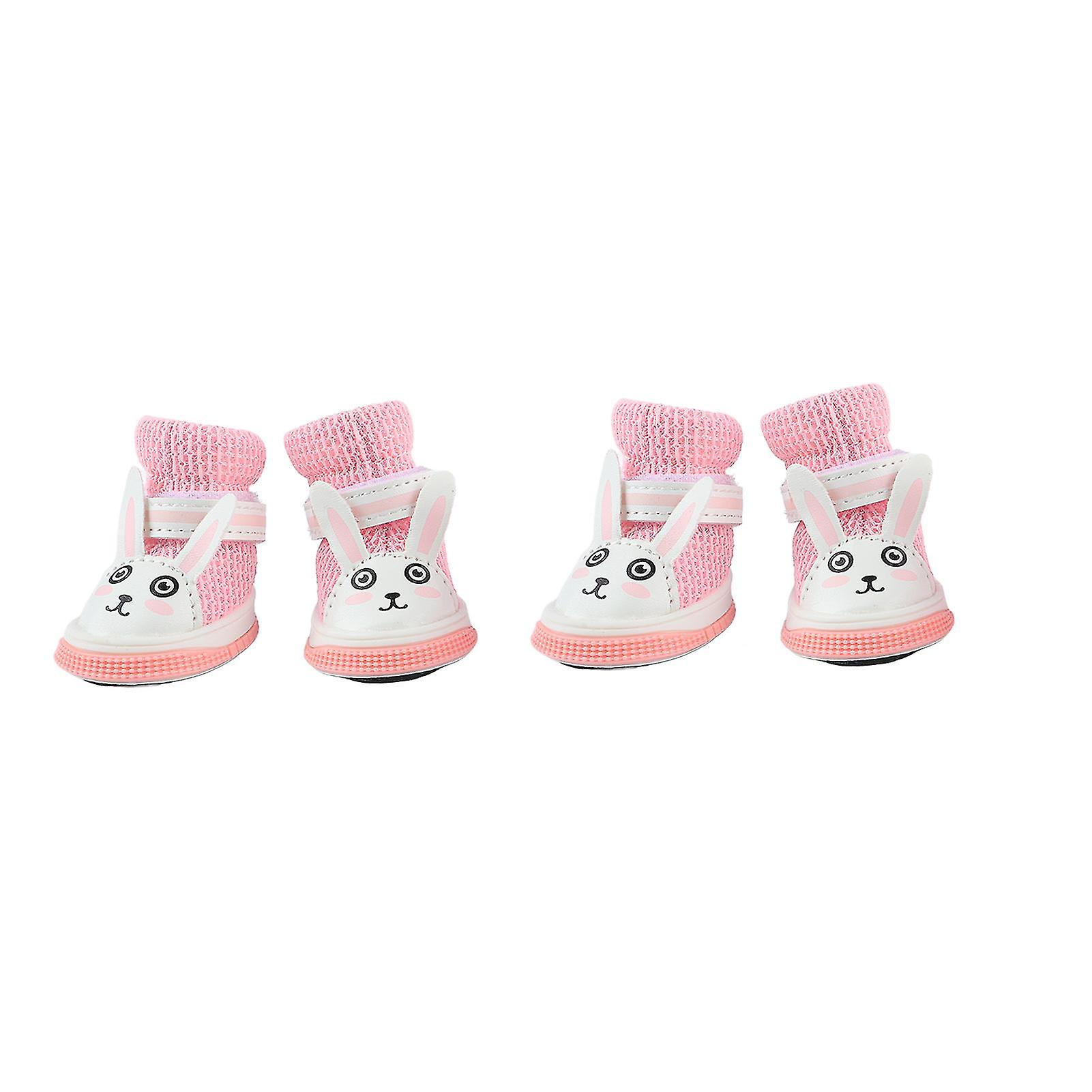 Dog Shoes Breathable Soft Prevent Slip Lightweight Cute Mesh Puppy Boots for Spring Summer