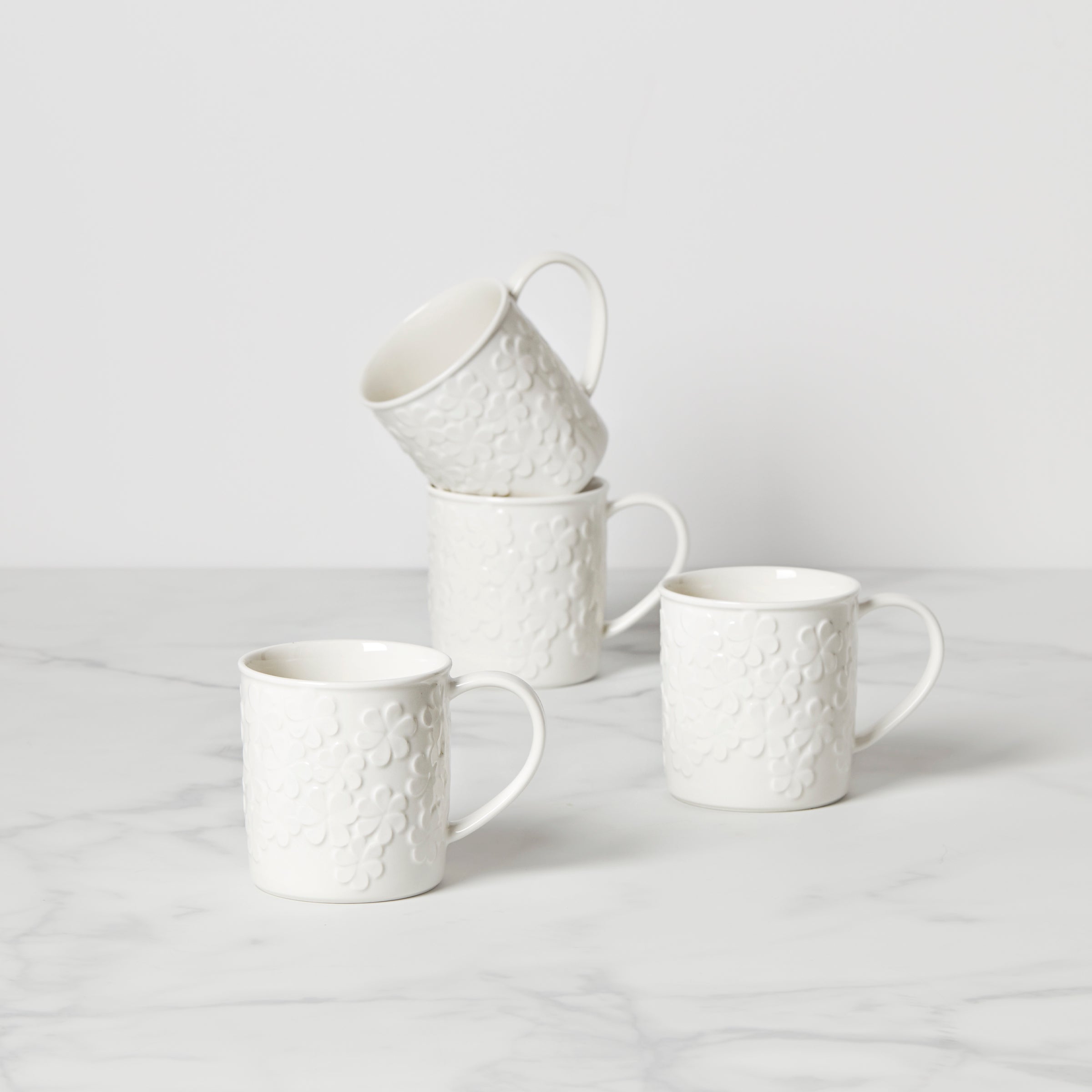 Blossom Lane 4-Piece Mug Set