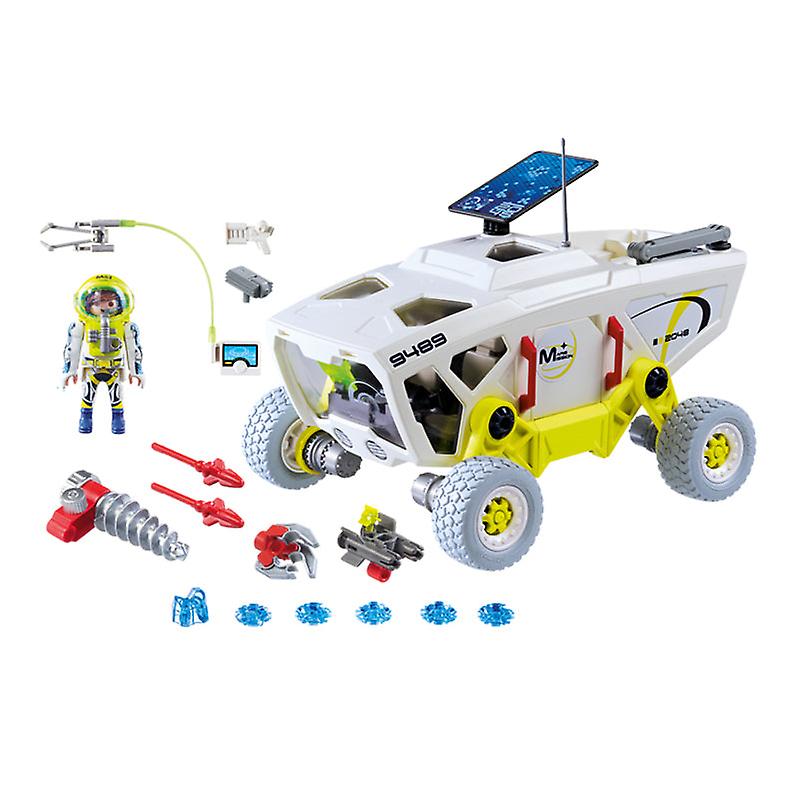 Playmobil space mars research vehicle with interchangeable attachments