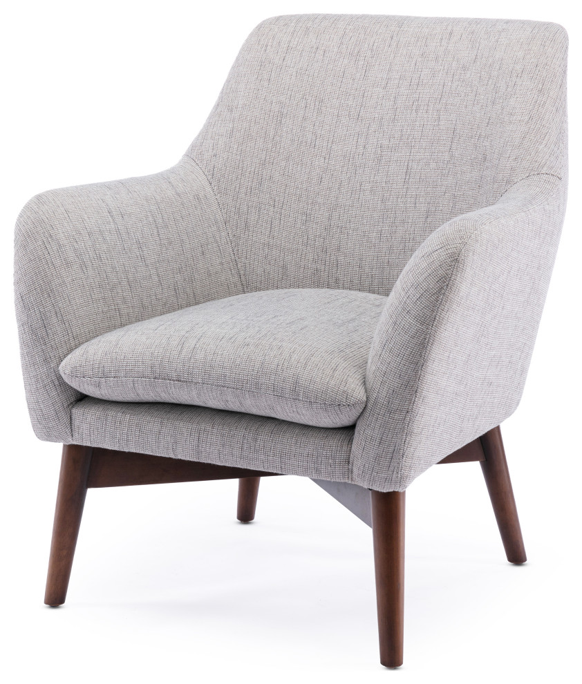 Paris Accent Chair  Performance Fabric   Midcentury   Armchairs And Accent Chairs   by Comfort Pointe  Houzz