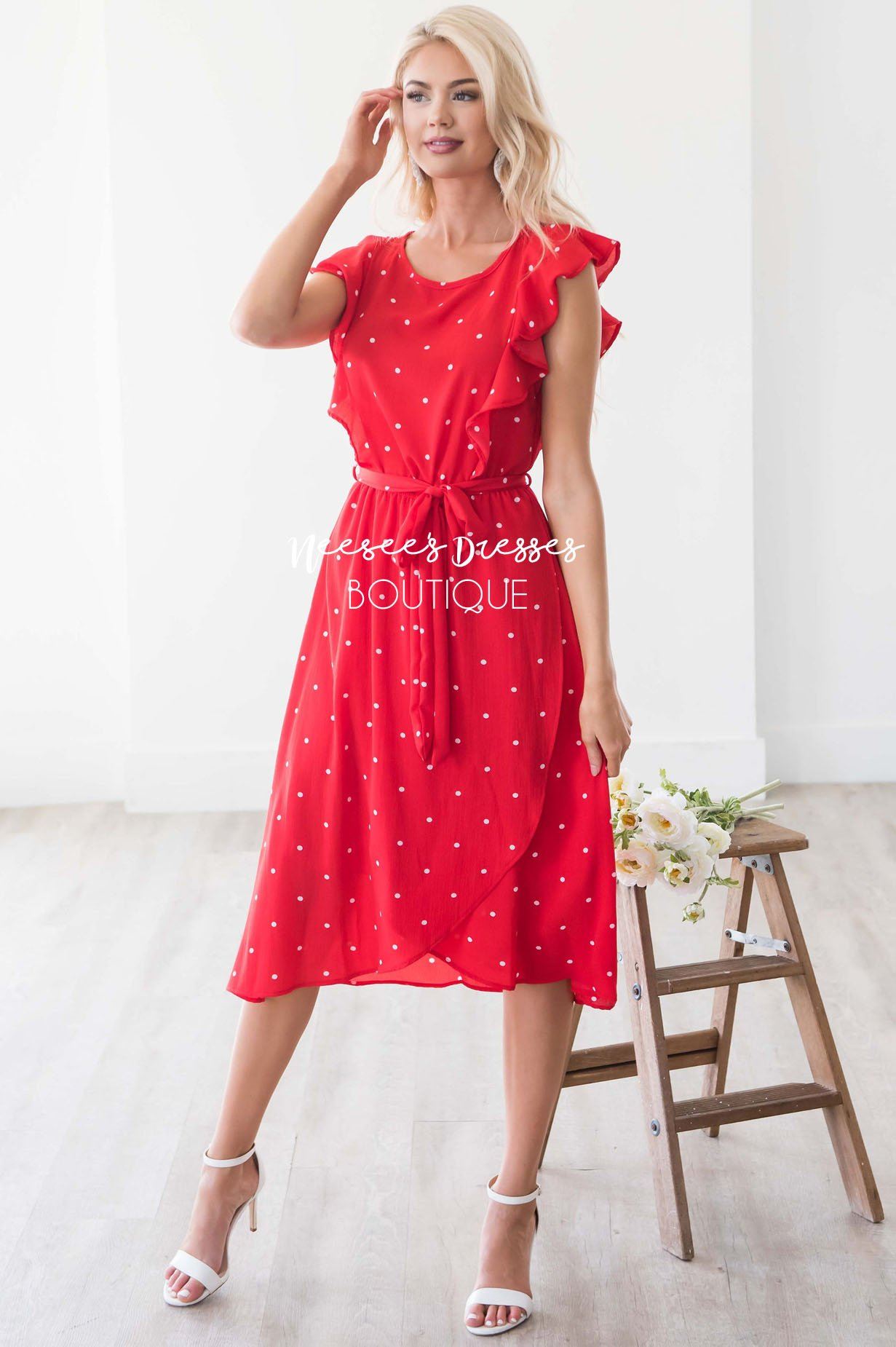 The Kynlei Polka Dotted Dress