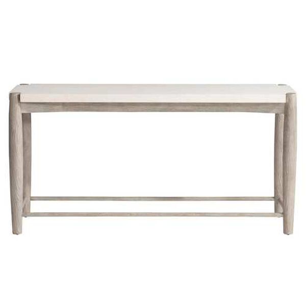 Ashbrook White and Weathered Greige Console Table