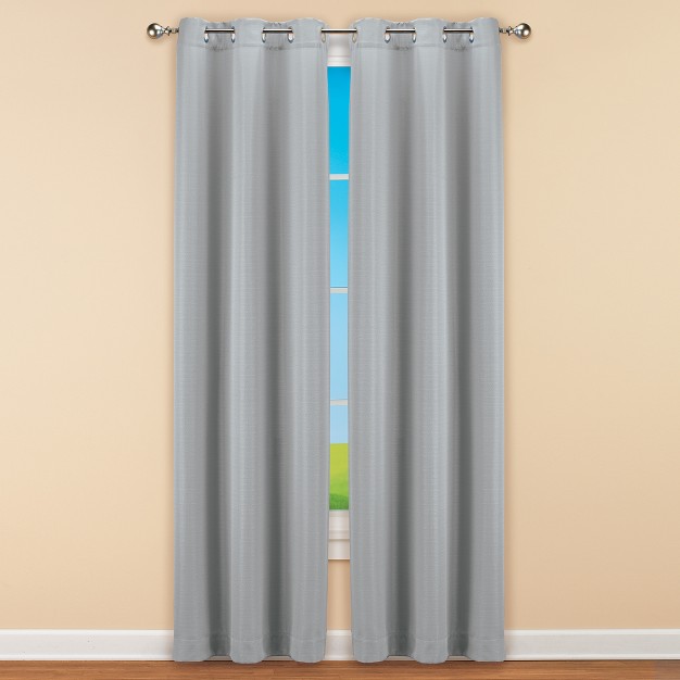 Collections Etc Linen Look Curtain Panel