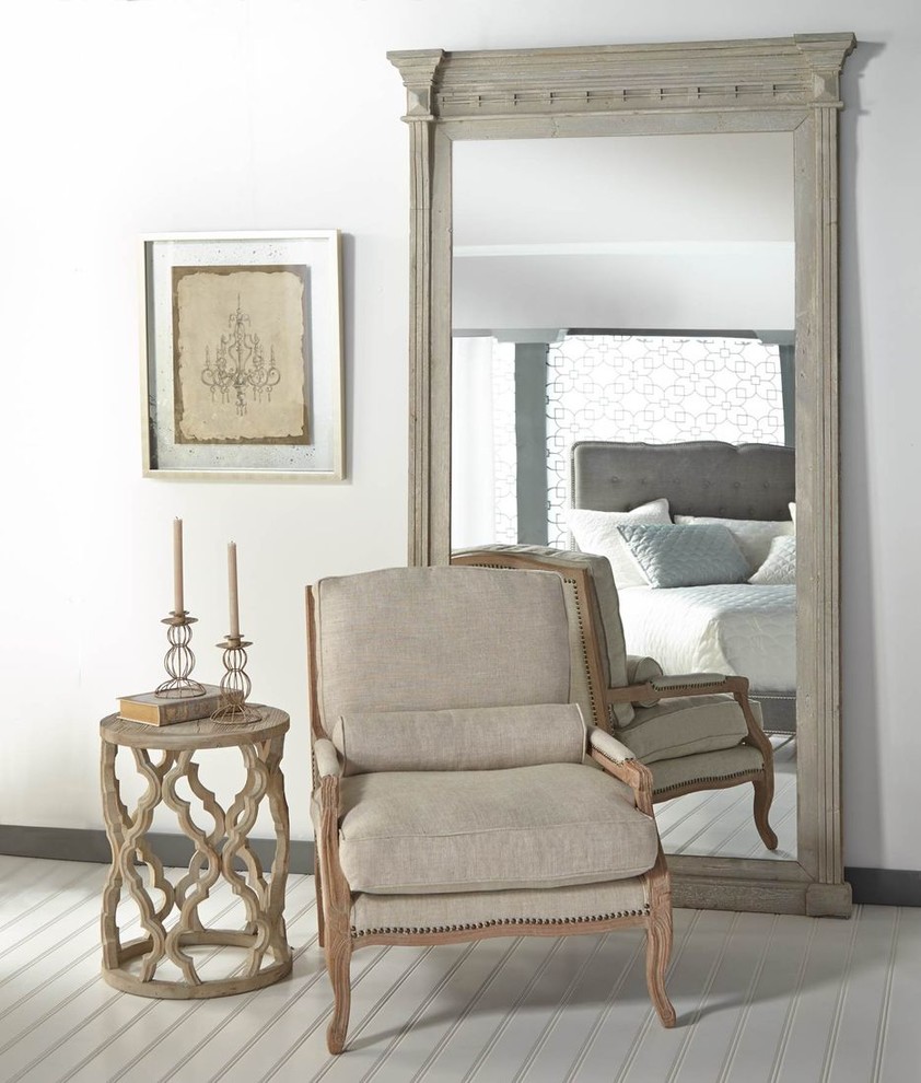 Orient Express Bella Antique Clover End Table  Smoke Gray   Mediterranean   Side Tables And End Tables   by Unlimited Furniture Group  Houzz