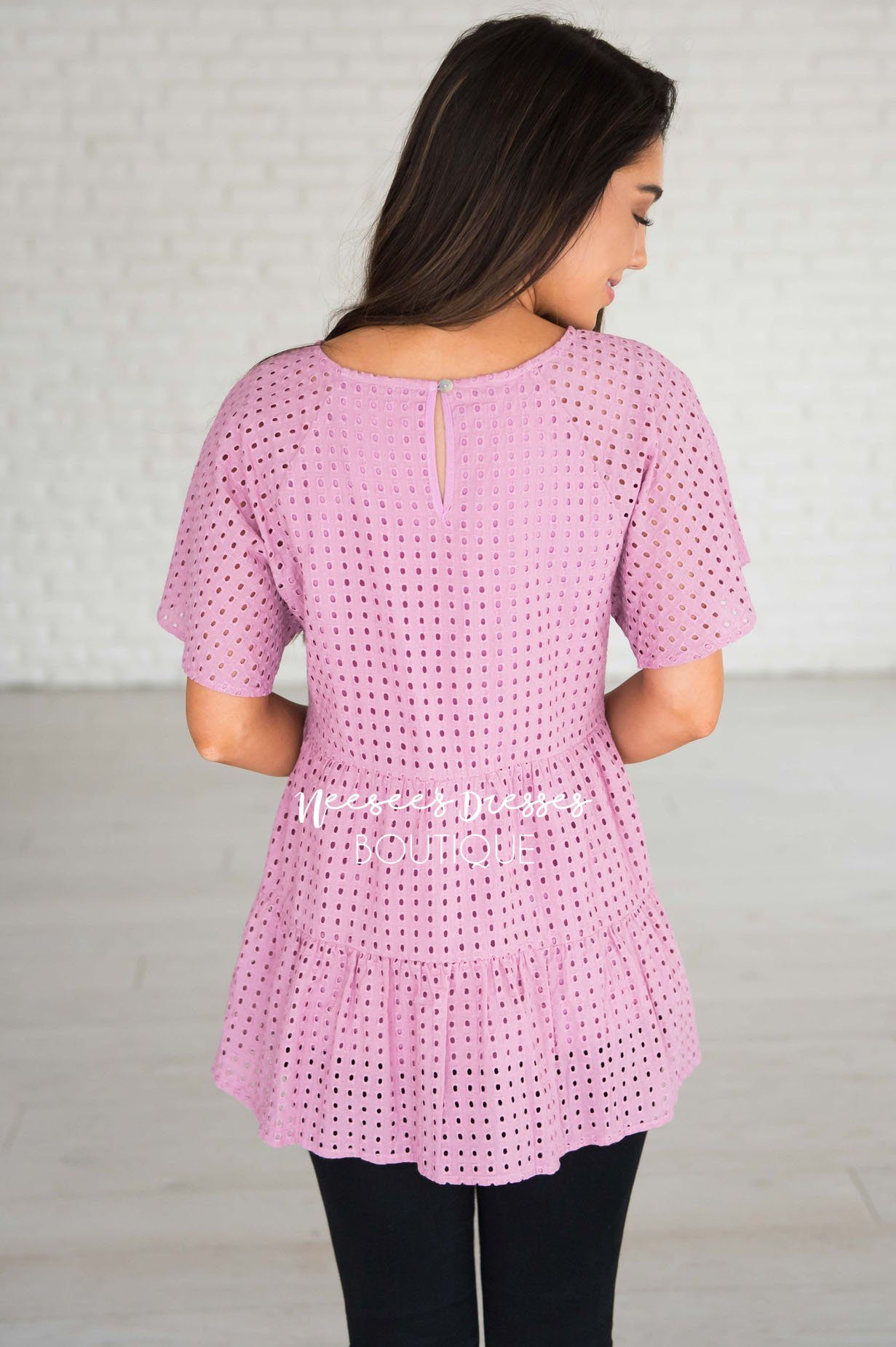 Escape The Ordinary Eyelet Top