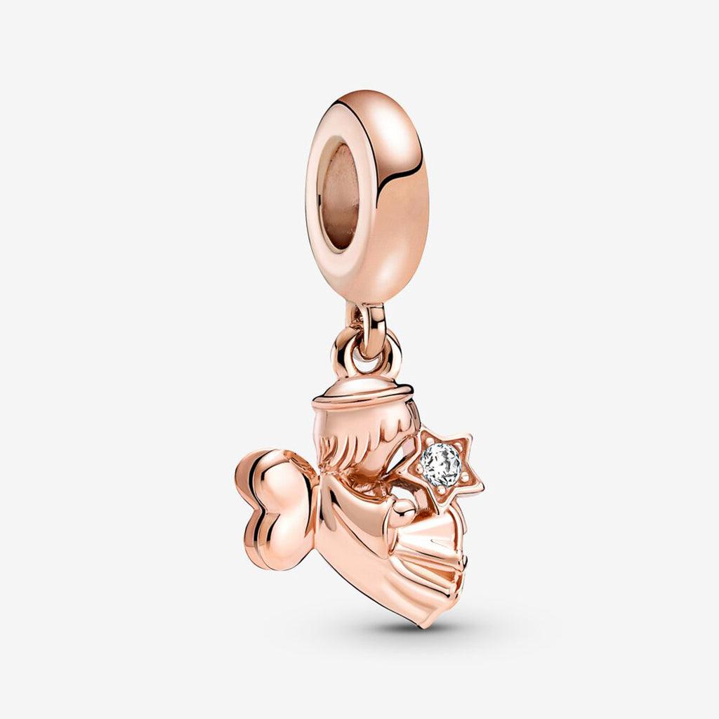 PANDORA  Heart Winged Angel Dangle Charm