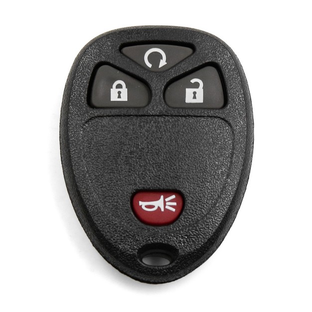 Unique Bargains New 4 Buttons Key Fob Remote Control Case Shell Replacement Kobgt04a For Chevrolet Hhr 2009 2011 Black 1 Pc