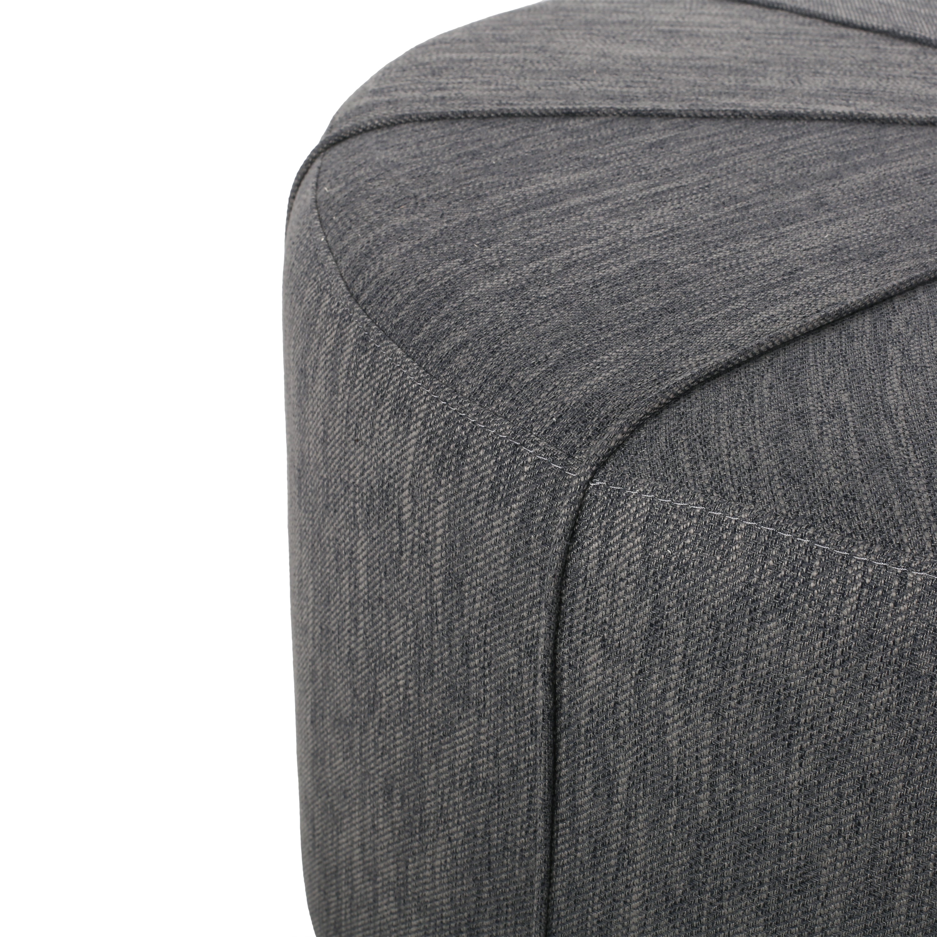 Gowen Fabric Upholstered Round Ottoman