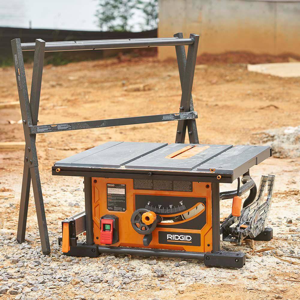 RIDGID Table Saw with Scissor Stand R4540