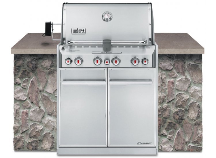 Weber Summit S-460 Stainless Steel Built In Natural Gas Grill