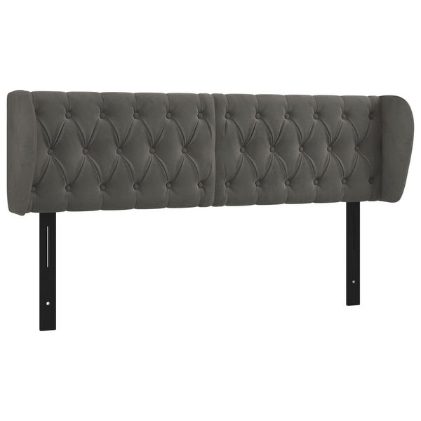 vidaXL Headboard with Ears Light Gray 64.2