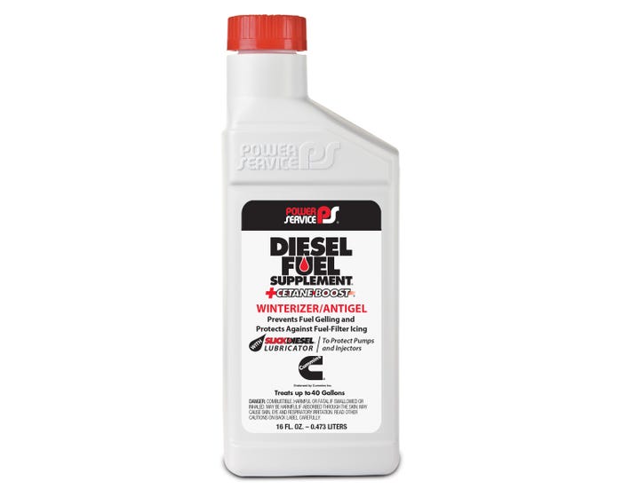 Power Service Products Diesel Fuel Supplement Plus Cetane Boost， 16 oz - 01016-09