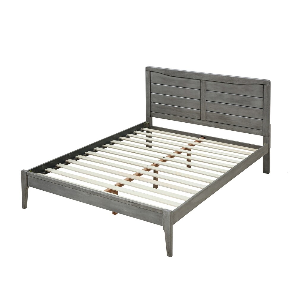 Darlin Rustic Queen size Wood Platform Bed by Christopher Knight Home