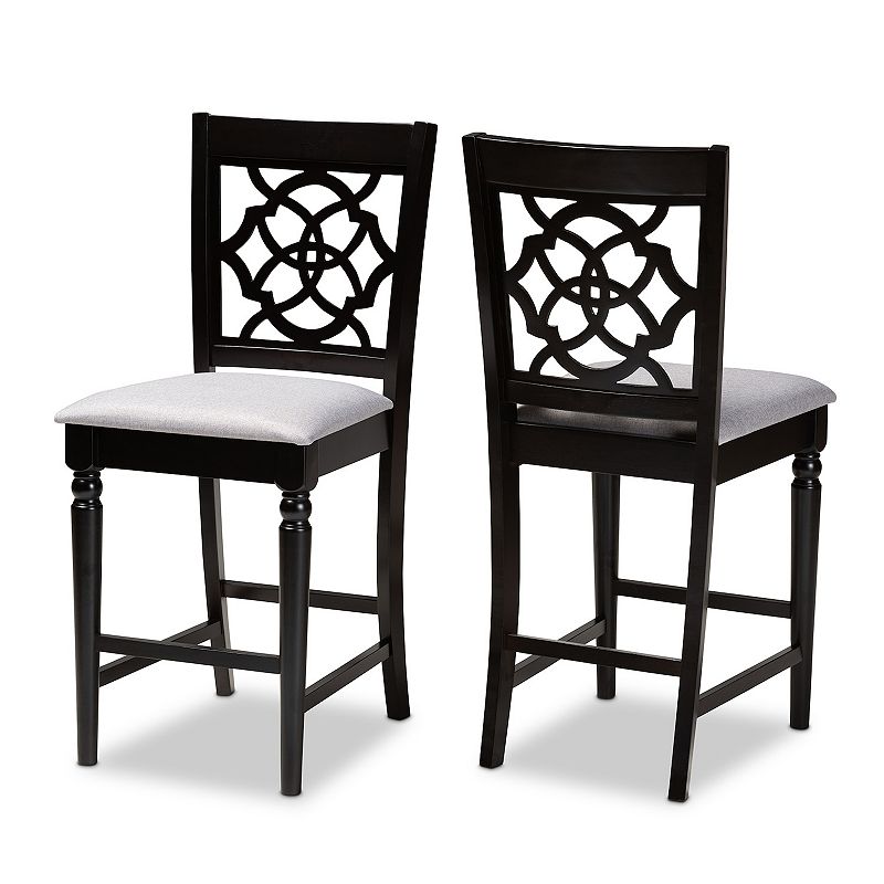 Baxton Studio Arden Counter Stool 2-piece Set