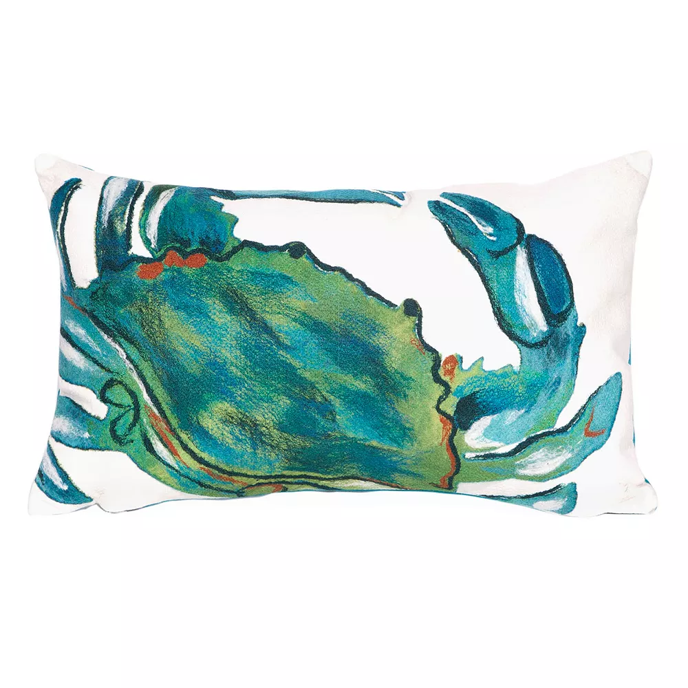 Trans Ocean Imports Liora Manne Sea Crab Indoor Outdoor Throw Pillow