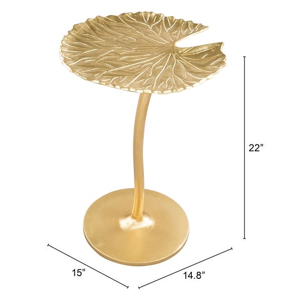 Lily Side Table Gold - 15