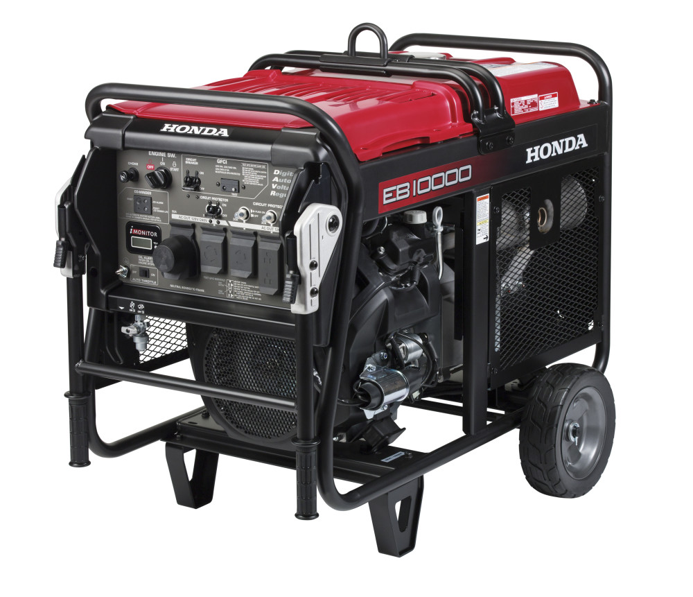 Honda EB10000 10000Watt Industrial Generator with CO-MINDER Sensor EB10000G from Honda