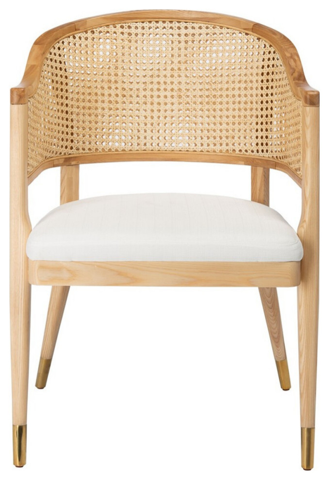 Joliet Rattan Dining Chair Natural Set of 2   Tropical   Dining Chairs   by Virgil Stanis Design  Houzz