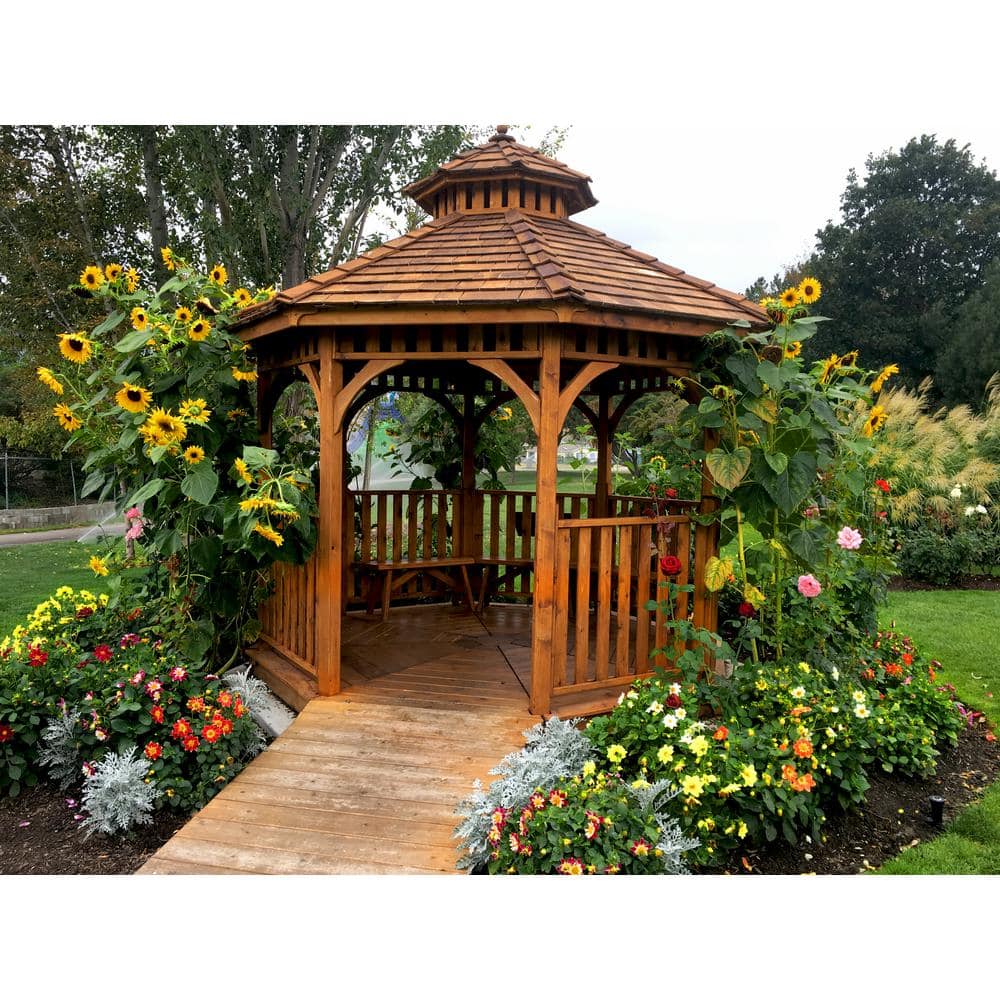 Outdoor Living Today 10 ft. Bayside Octagon Panelized Gazebo Bayside10