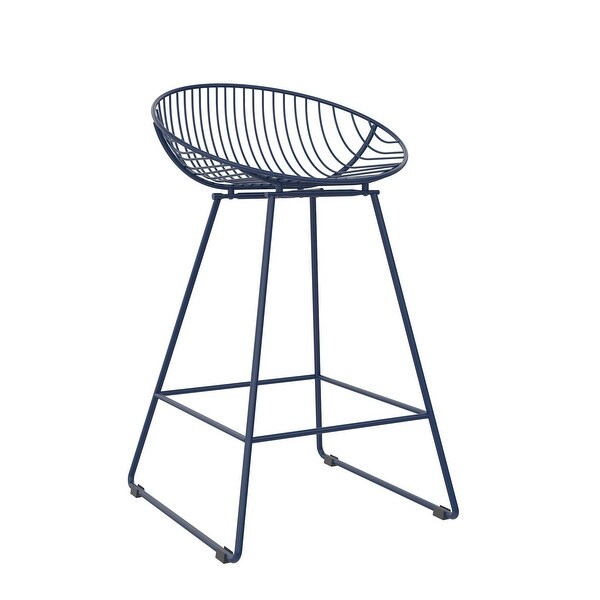 Ellis Wire Counter Stool， White