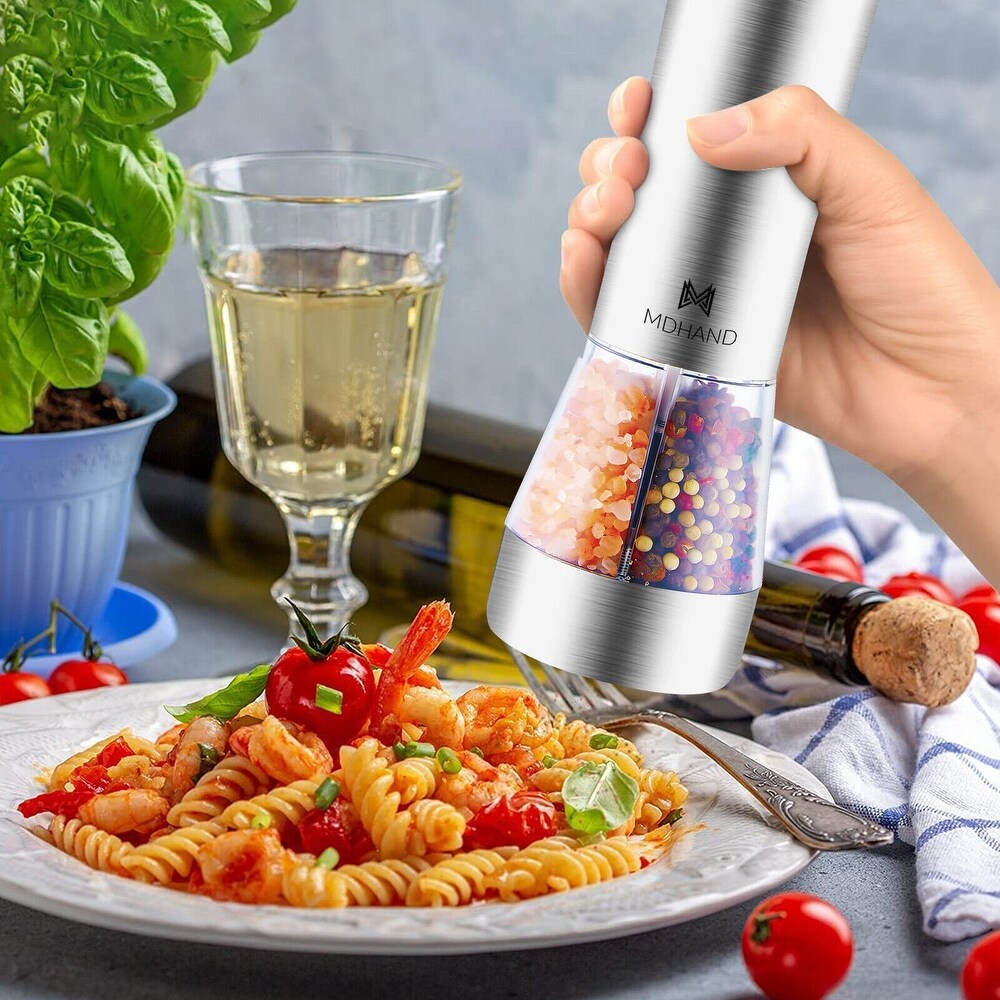 1 Pc Adjustable Electric Salt and Pepper Grinder