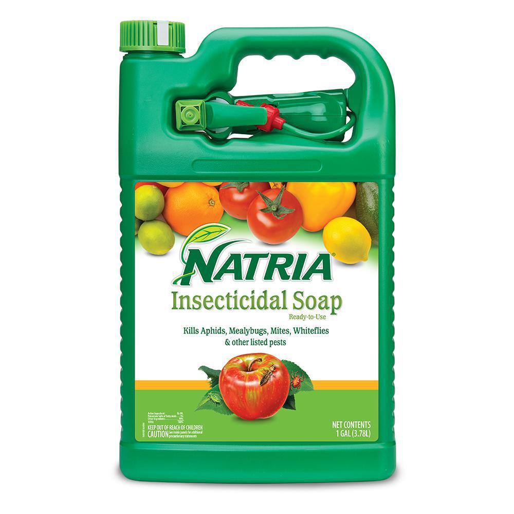 Natria 1 Gal. Ready-to-Use Insecticidal Soap Insect Killer and Miticide for Organic Gardening 820042A