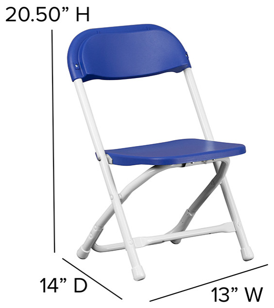 Kids Black Folding Chair   Modern   Folding Chairs And Stools   by Beyond Design  ampMore  Houzz