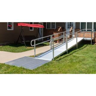 EZ-ACCESS PATHWAY 3G 5 ft. x 5 ft. Solid Aluminum Landing Pad P3G SLPS55