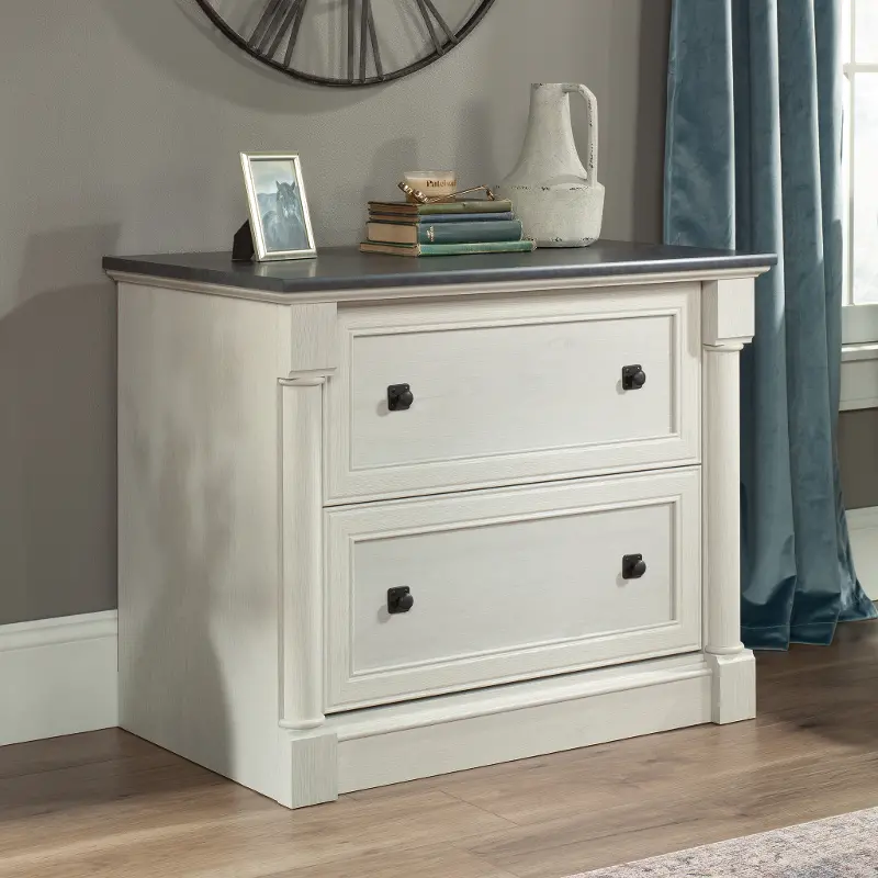 Palladia Glacier Oak File Cabinet