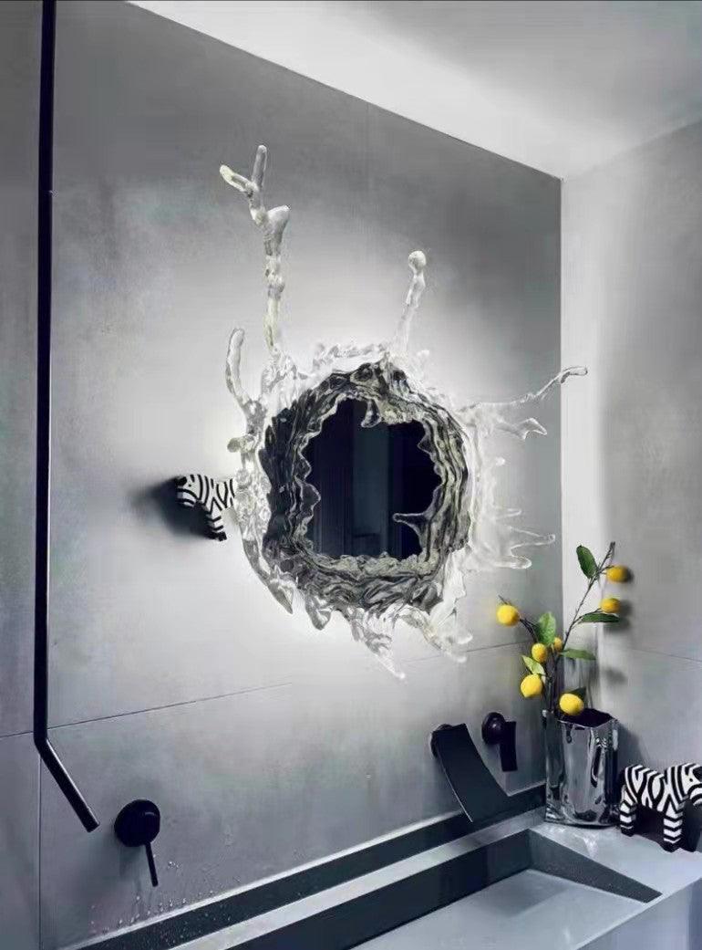 Water Drop Mirror Wall Lamp