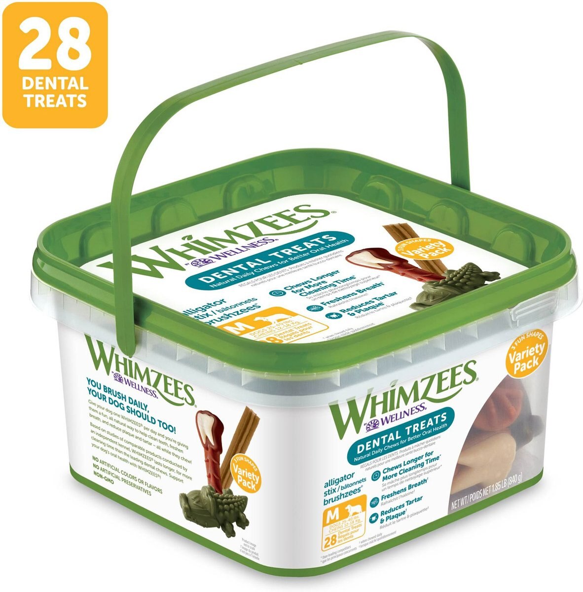 WHIMZEES Variety Pack Grain-Free Dental Dog Treats