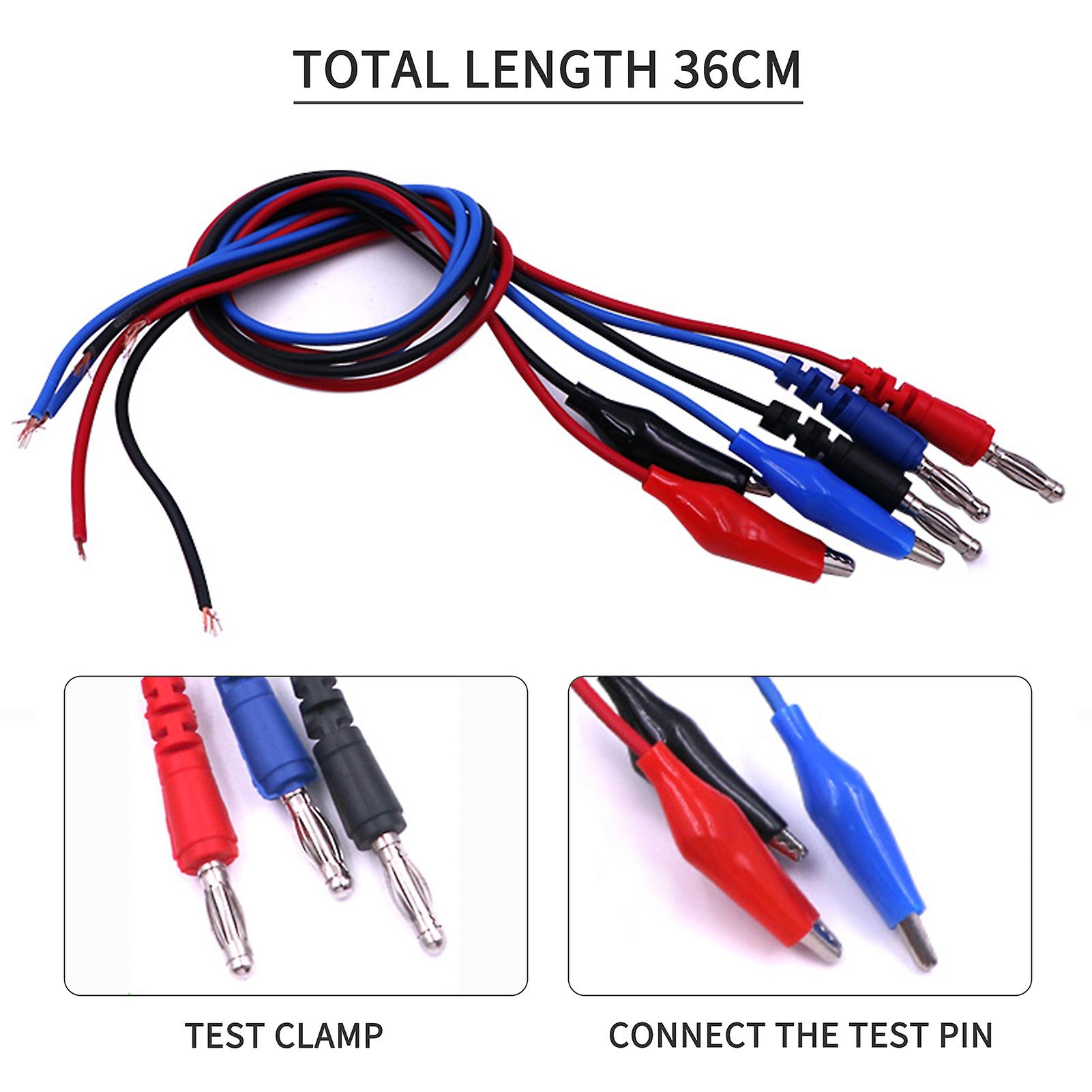 1xpotentiometer，6x Test Lines，3x Test Pins，