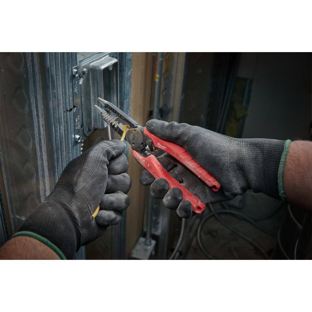 MW 18 in. Bolt Cutter with 38 in. Maximum Cut Capacity and 6-in-1 Wire Strippers Pliers 48-22-4018-48-22-3079