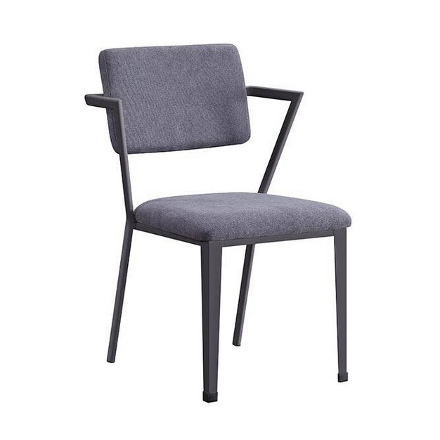 Cargo Fabric Chair Gray gunmetal Acme Furniture