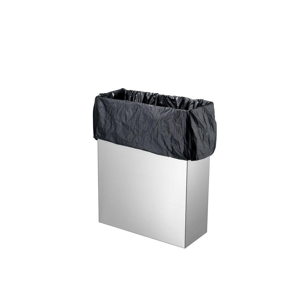 Alpine Industries 6 Gal. Stainless Steel Surface-Mounted Waste Receptacle Trash Can 491