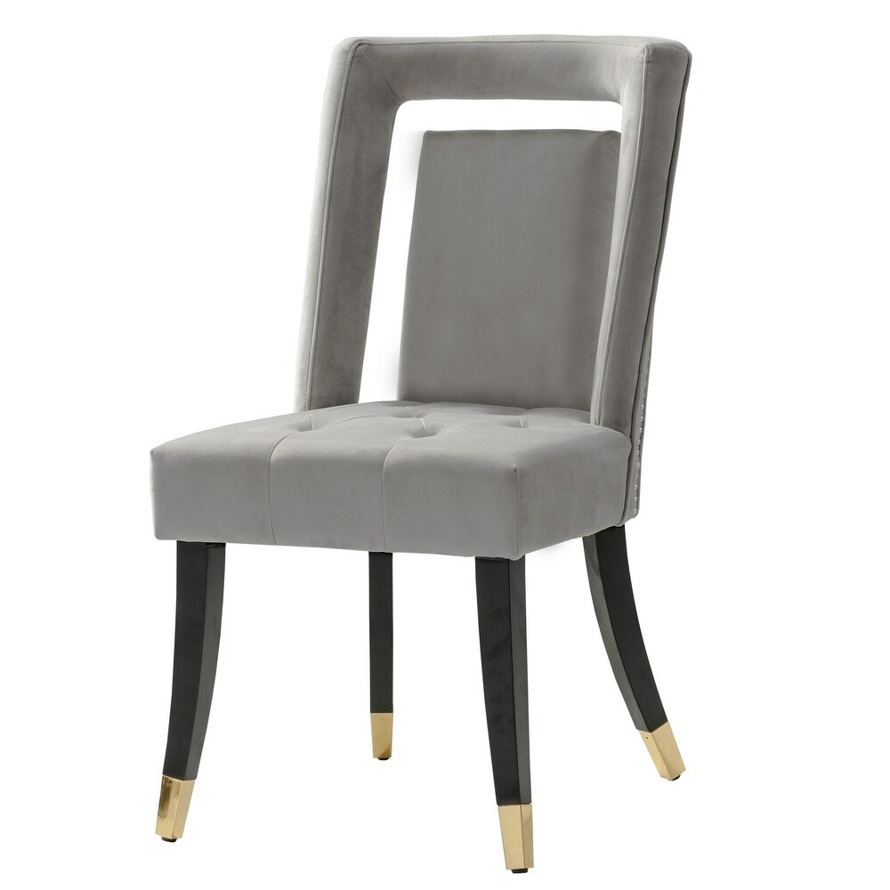 Gracewood Hollow Dhruv Velvet Dining Chairs (Set of 2)   N/A