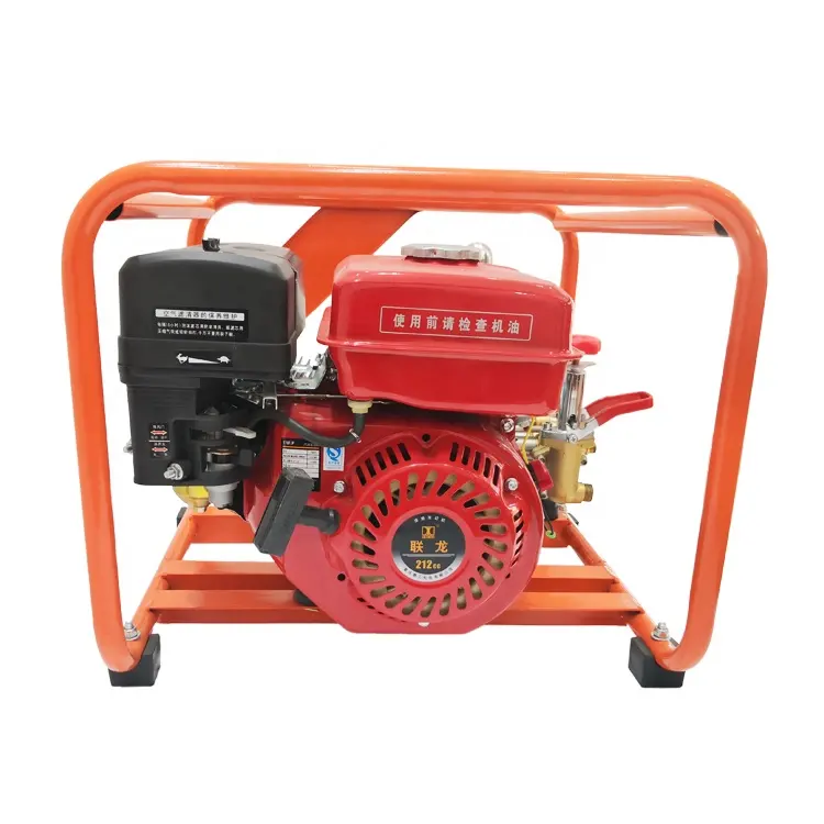 LS 725H High Pressure Agricultural Pesticide Portable Gasoline Engine Htp Plunger Pump Power Sprayer