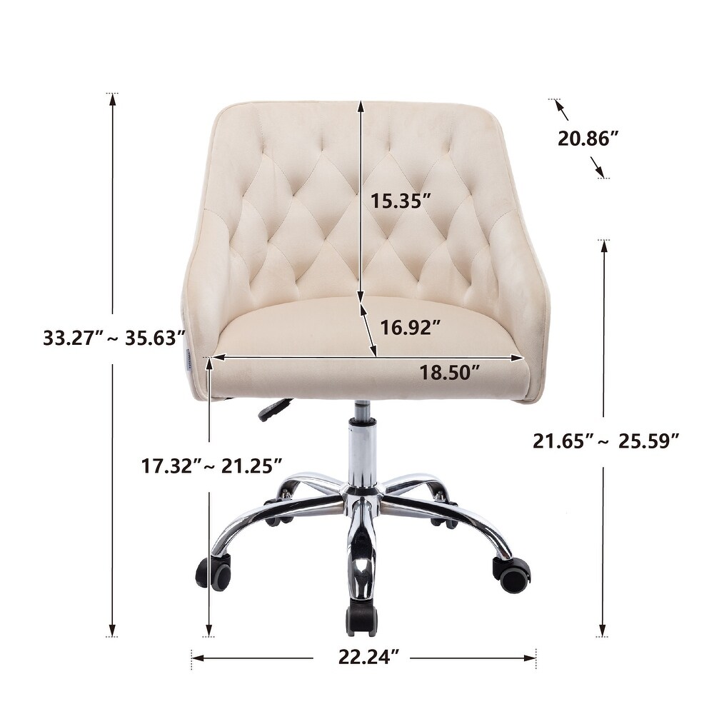 Swivel Shell Chair for Living Room Modern Leisure office Chair   22.83\