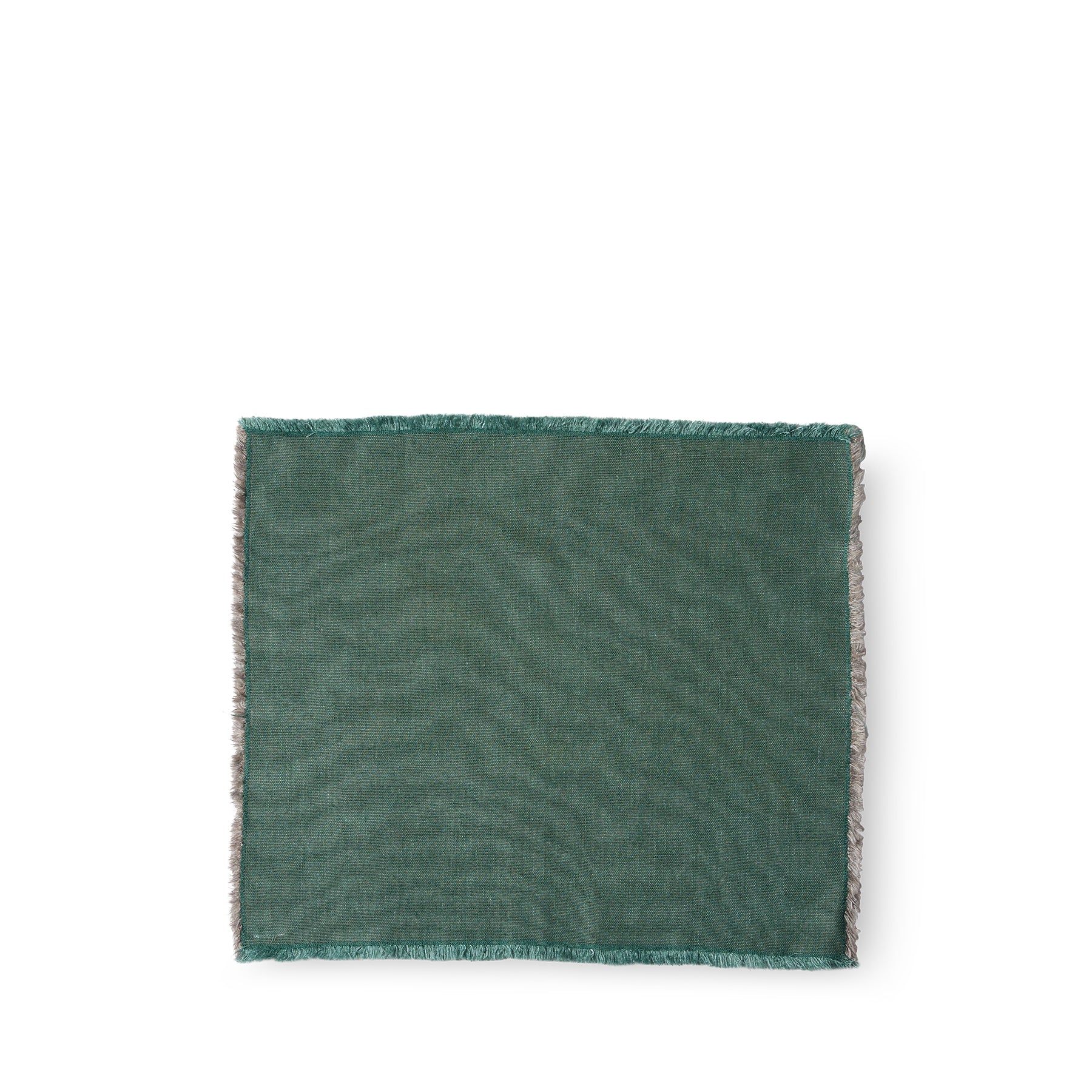 Hopsack Placemat in Slate Green (Set of 2)