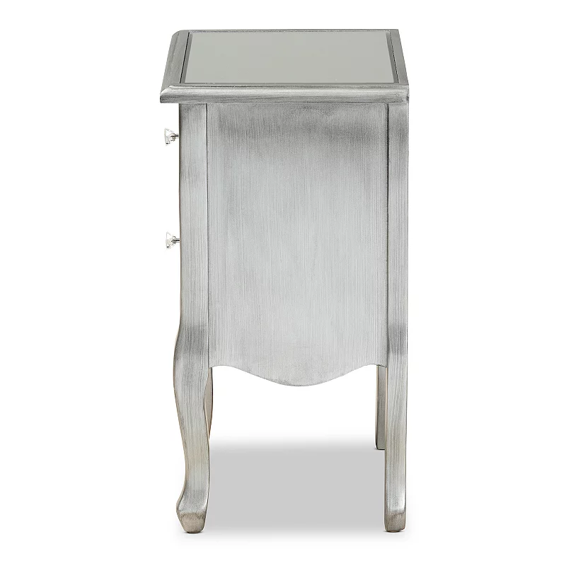 Baxton Studio Leonie Nightstand Table